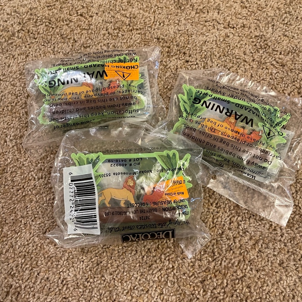 The Lion King Cake Topper Set